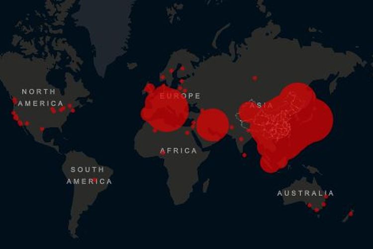 20 negara laporkan kasus infeksi virus corona pertamanya dalam sepekan ini