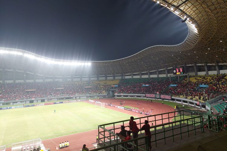 Timnas U19 Indonesia bertanding melawan Thailand di Stadion Patriot Candrabhaga, Bekasi, Rabu (6/7/2022) malam WIB. Laga timnas U19 Indonesia vs Thailand termasuk dalam matchday ketiga Grup A Piala AFF U10 2022.