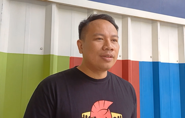 Pembawa acara Vicky Prasetyo saat ditemui di daerah Mampang, Jakarta Selatan, Selasa (20/2/2024).