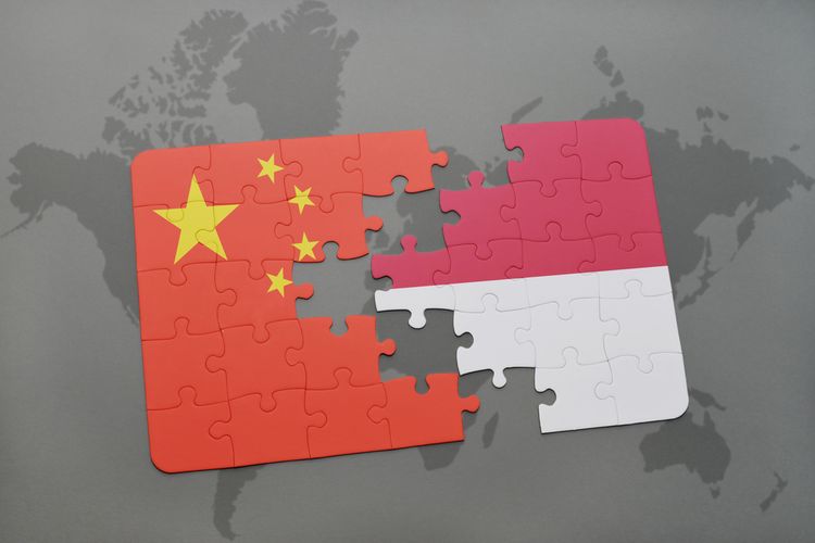 Ilustrasi hubungan diplomatis Indonesia-China
