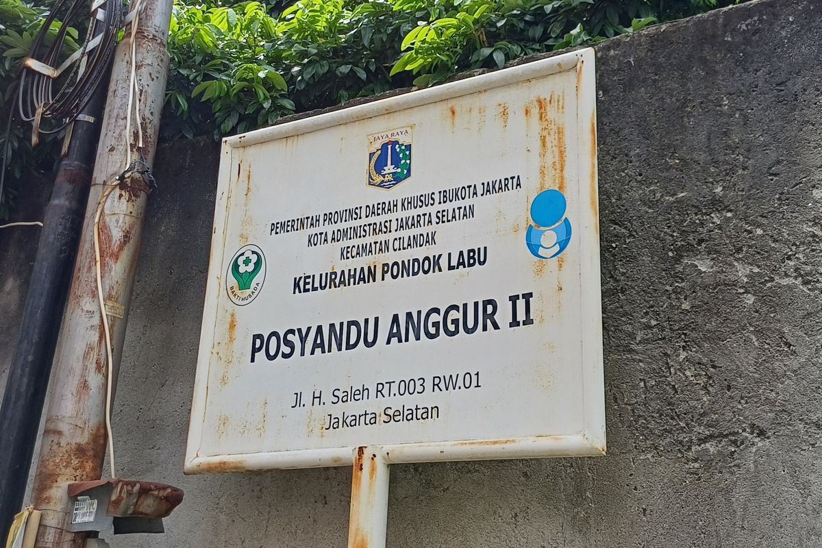 Posyandu Anggur 2 di Pondok Labu, Cilandak, Jakarta Selatan, Rabu (24/1/2024).