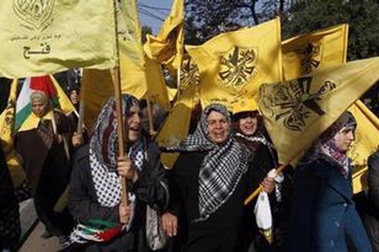Pawai kelompok Fatah di Jalur Gaza dinilai Presiden Palestina Mahmoud Abbas sebagai pertanda akan dicapainya persatuan nasional.