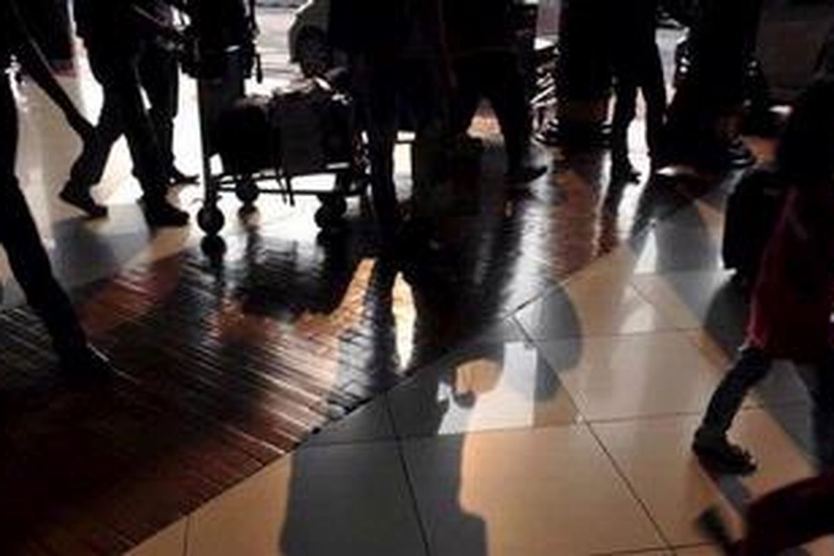 Ilustrasi suasana di Terminal 1 Bandara Soekarno-Hatta, Tangerang.