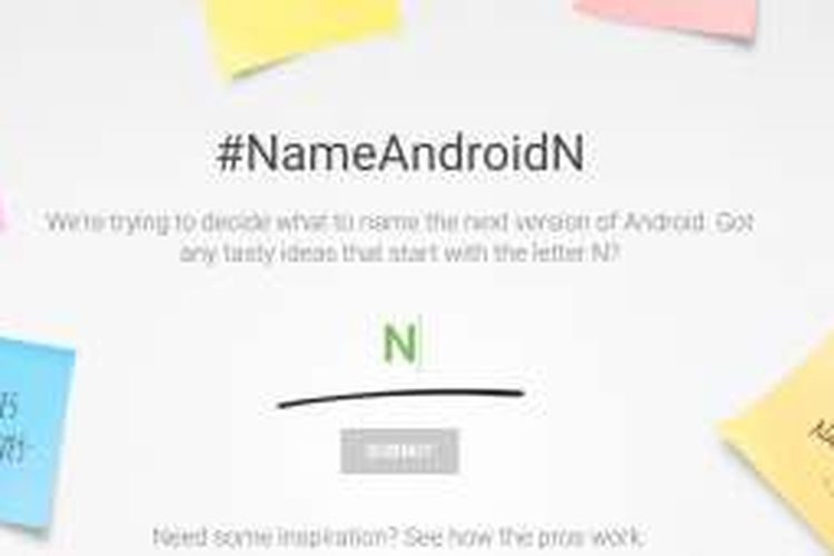 Yuk, beri nama Android N