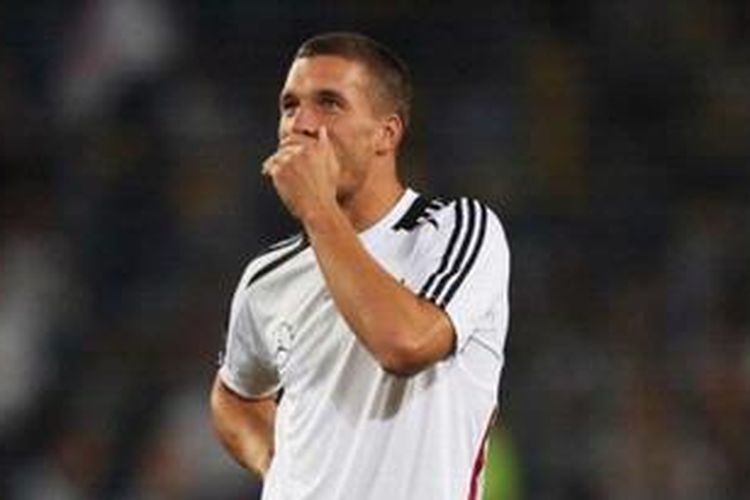 Striker timnas Jerman, Lukas Podolski.