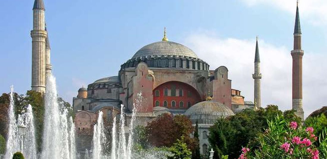 Hagia Sophia di Istanbul, Turki.