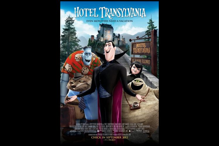 Poster film animasi Hotel Transylvania (2012)