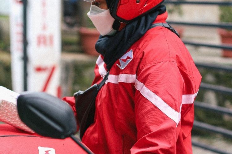 Ilustrasi kurir SiCepat Ekspres