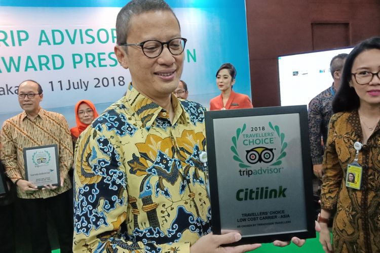 Garuda Indonesia dan Citilink mendapat penghargaan.