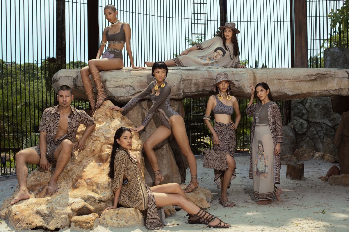 Kolaborasi merek fesyen lokal Cover Me Not x Ghea Resort luncurkan koleksi Borneo.