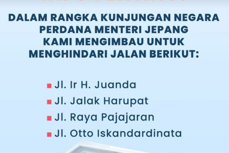 Rekayasa lalu lintas di Bogor Jawa Barat