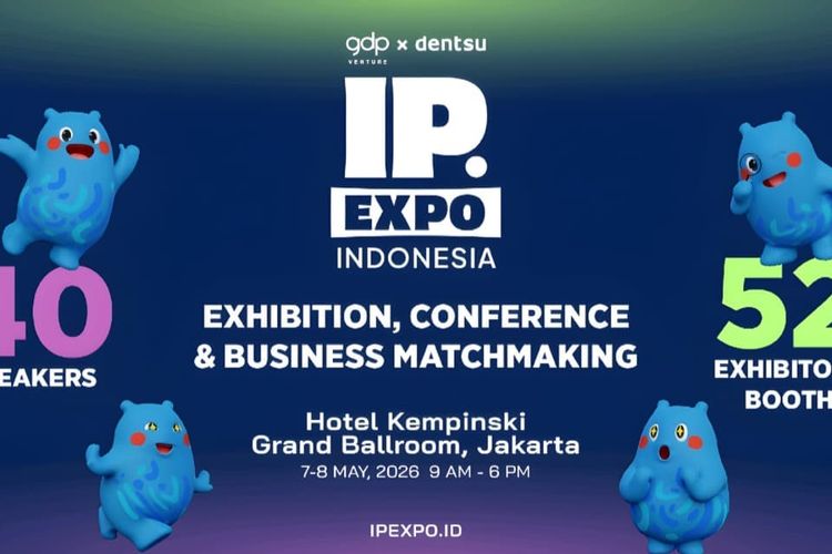 IP Expo Indonesia 2026 Kembali Digelar, Pertemukan Pemilik IP Global hingga Brand di Jakarta
