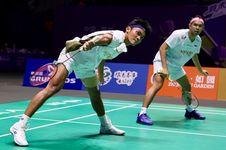 Hasil Kejuaraan Dunia BWF 2026: Fajar/Fikri Tumbang dari Ganda Taiwan