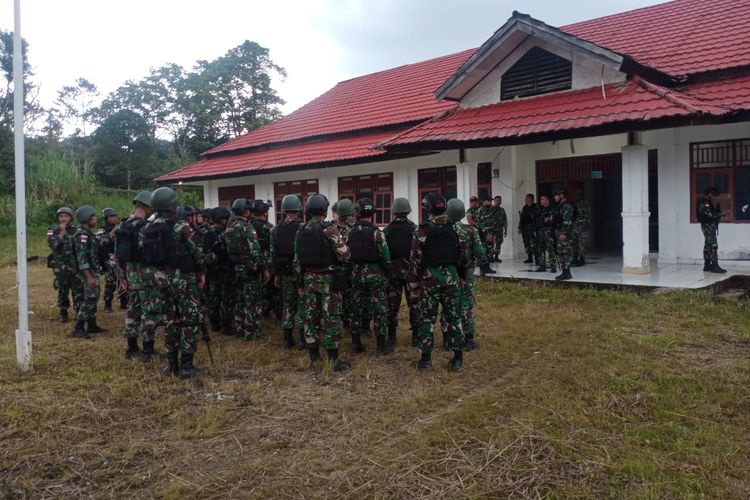 Sebuah Tempat Tinggal yang Disiapkan Warga bagi Personil TNI di Maybrat