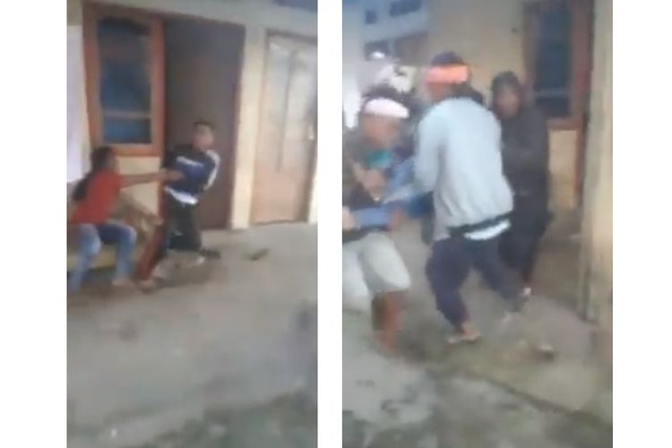 Beredar video perempuan dibawa secara paksa oleh warga diduga merupakan tradisi kawin tangkap pada Jumat (6/12/2019)