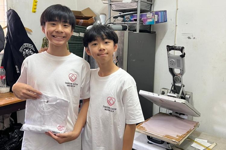 2 Siswa Inisiasi Gerakan Bakti Sosial, Gandeng UMKM Warteg dan Industri Sablon