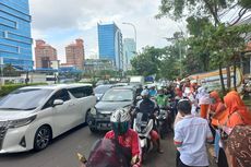 Imbas Iring-iringan Anies Baswedan ke Kantor PKS, Jalan TB Simatupang Macet