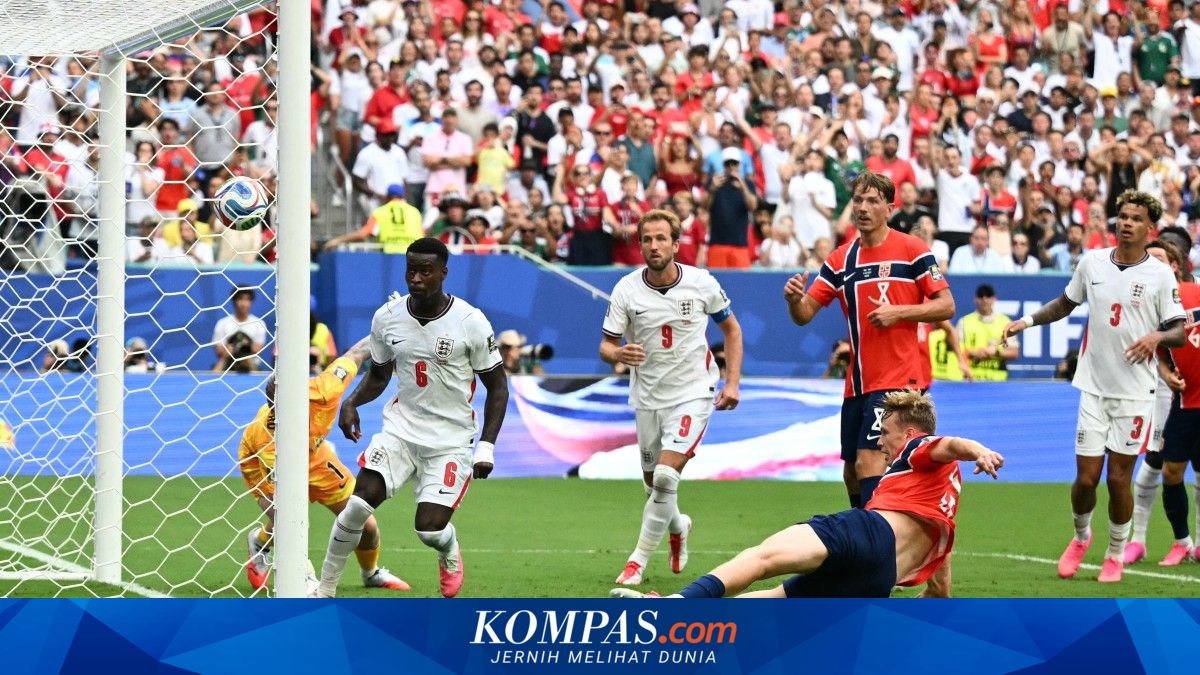 Hasil Norwegia Vs Inggris 1-1: Babak Kedua Buntu, Lanjut ke Extra Time