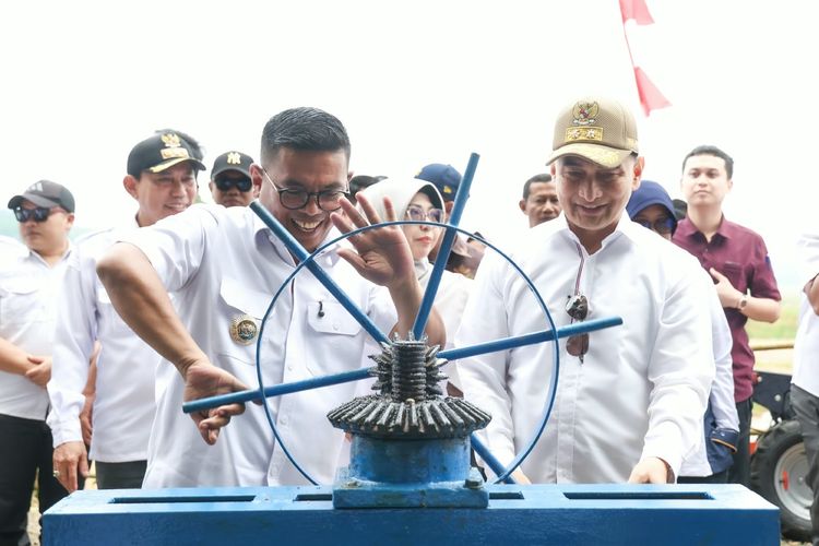 Gubernur Banten Resmikan 7 Daerah Irigasi, Targetkan Layani 881 Hektar Sawah