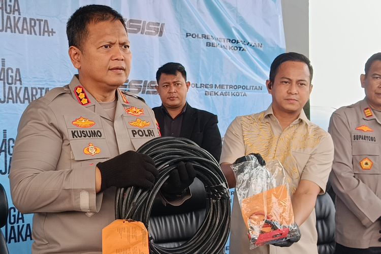 Mantan Teknisi BTS Curi Kabel Tower di Bekasi Ditangkap, Sudah Beraksi Dua Kali