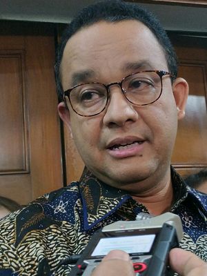 Gubernur DKI Jakarta Anies Baswedan di Balai Kota DKI Jakarta, Kamis (6/2/2020).