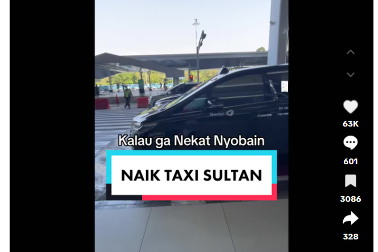 Cuplikan video pengalaman naik layanan taksi Silver Bird