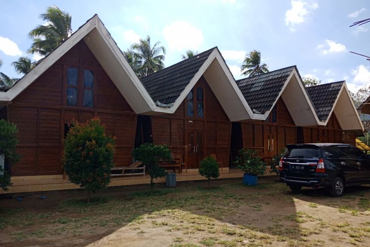 Homestay di kawasan Geopark Ciletuh, ramai disewa saat akhir pekan dan libur sekolah, Sabtu (23/6/2018).