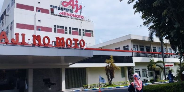 Pabrik Ajinomoto di Kabupaten Mojokerto, Jawa Timur, 9 Februari 2023.