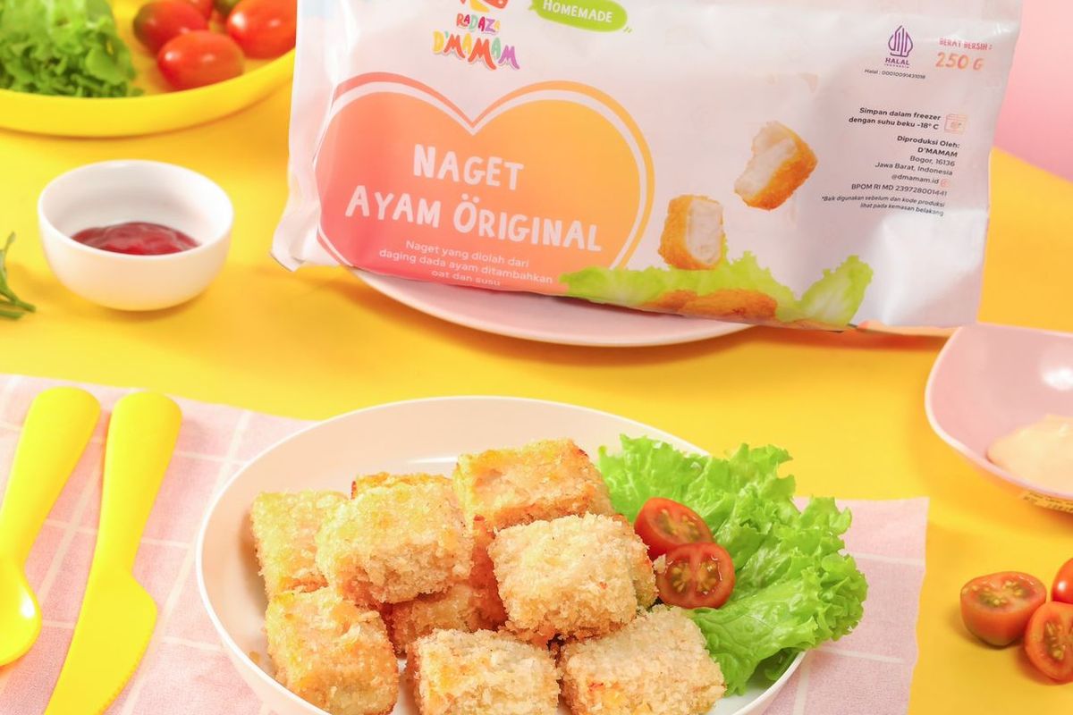 Salah satu produk yang dihasilkan D'Mamam, berupa nugget ayam tanpa bahan pengawet