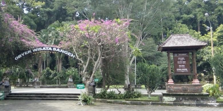 Obyek Wisata Sangeh di Badung, Bali. 