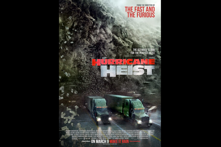 Film aksi The Hurricane Heist (2018).