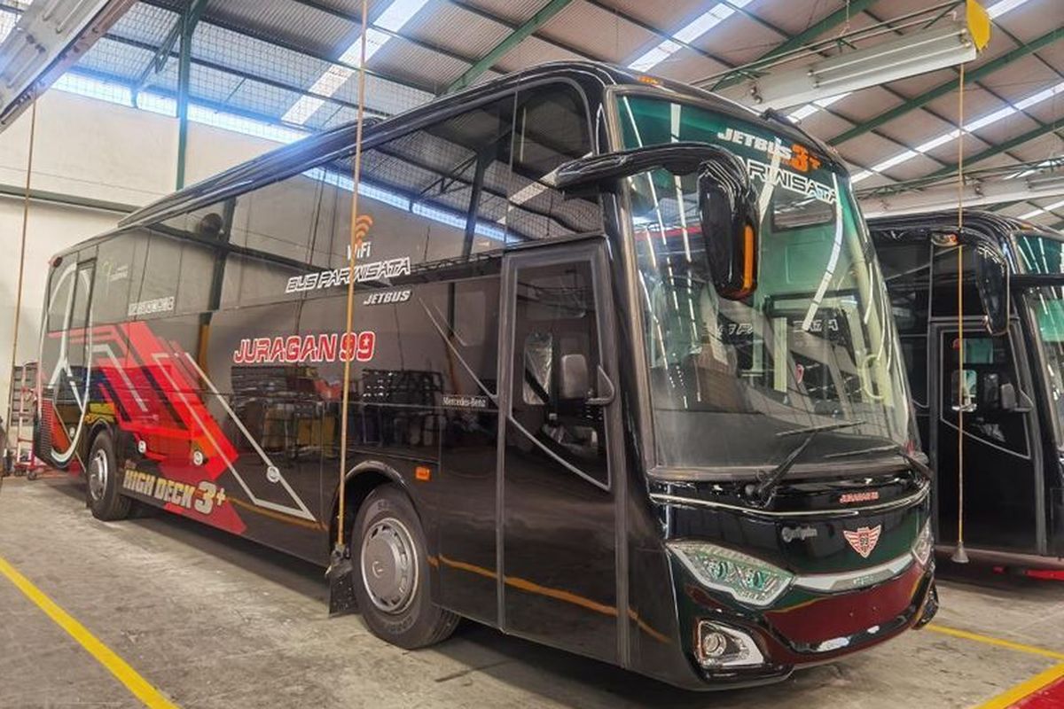 Bus baru PO Juragan 99 Trans