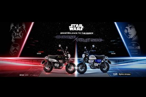 Honda Monkey Edisi Star Wars Meluncur, Cuma Ada 150 Unit