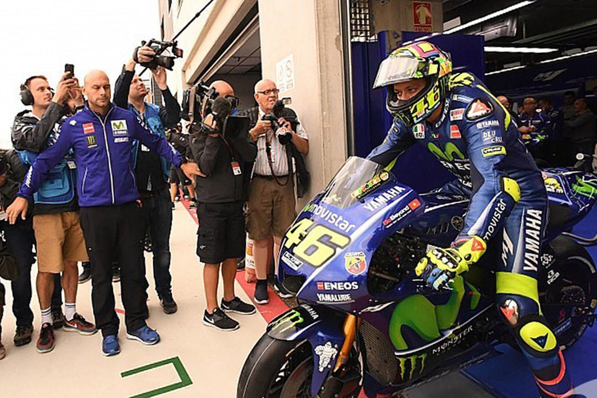 Rossi jalani sesi latihan bebas di Aragon