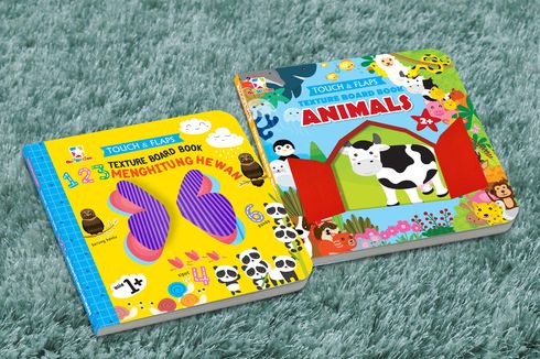 Meraba buku Touch & Flap Texture Board Book