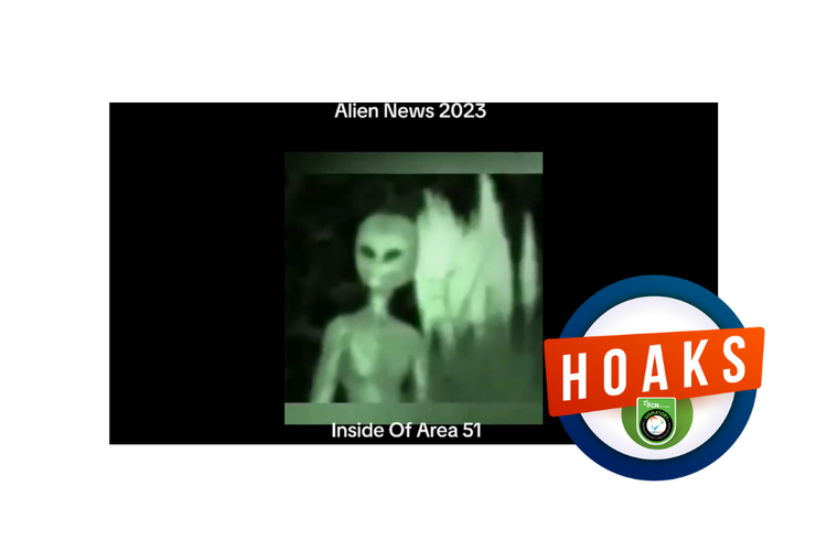 Hoaks, video penampakan alien di Area 51