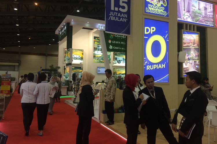 Pameran properti terbesar, Indonesia Properti Expo (IPEX) 2019 diselenggarakan di Hall A & B Jakarta Convention Center, Senayan, Jakarta, Sabtu (16/11/2019).