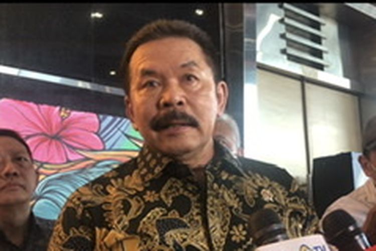 Jaksa Agung Sanitiar Burhanuddin ditemui di kawasan Pancoran, Jakarta Selatan, Sabtu (19/11/2022). 