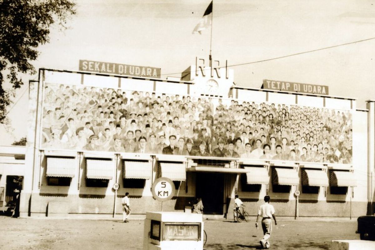 Bekas gedung Hoso Kanri Kyoku yang kini menjadi gedung Radio Republik Indonesia (RRI).