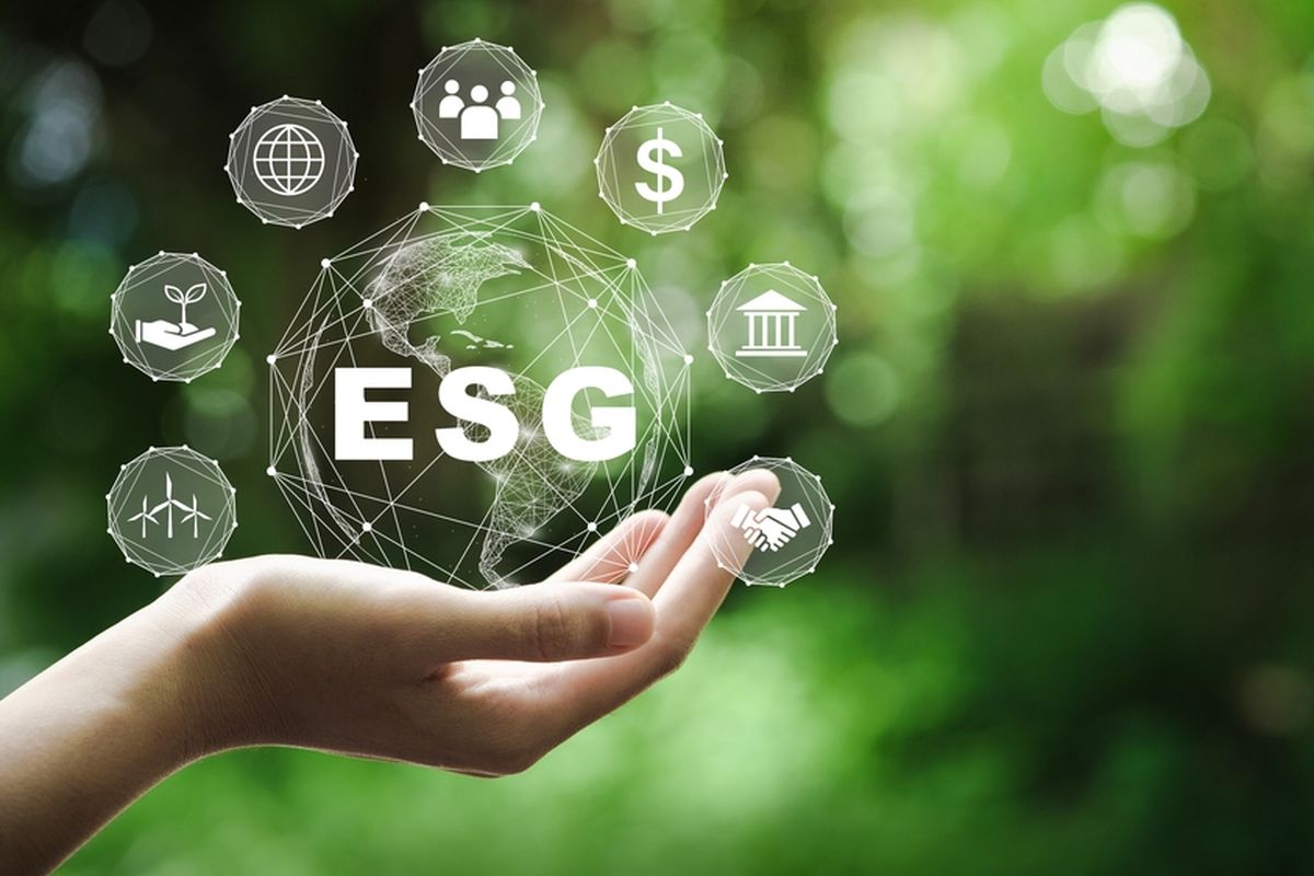 Ilustrasi Environmental, Social, and Corporate Governance (ESG).