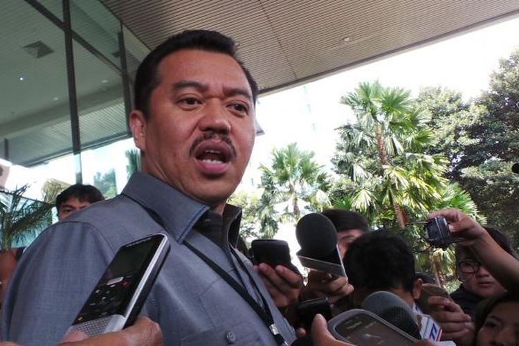 Rudy Alfonso, pengacara tersangka kasus dugaan korupsi pengadaan sarana dan prasarana olahraga Hambalang, Deddy Kusdinar.