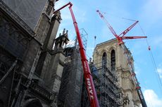Meleset dari Target, Katedral Notre Dame Baru Bisa Dibuka Akhir 2024