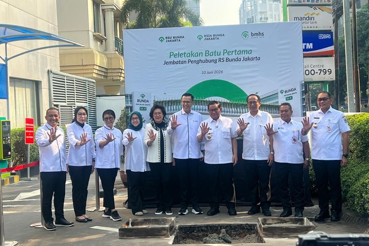 Pramono Resmikan Proyek Skybridge Pertama di Menteng, Dua Gedung RS Bunda Terkoneksi