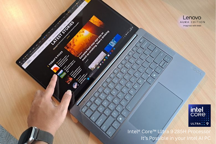 Maksimalkan Kreativitas dengan 3 Fitur Eksklusif dan Kompatibilitas Aplikasi Editing di Lenovo Yoga Pro 7i Aura Edition