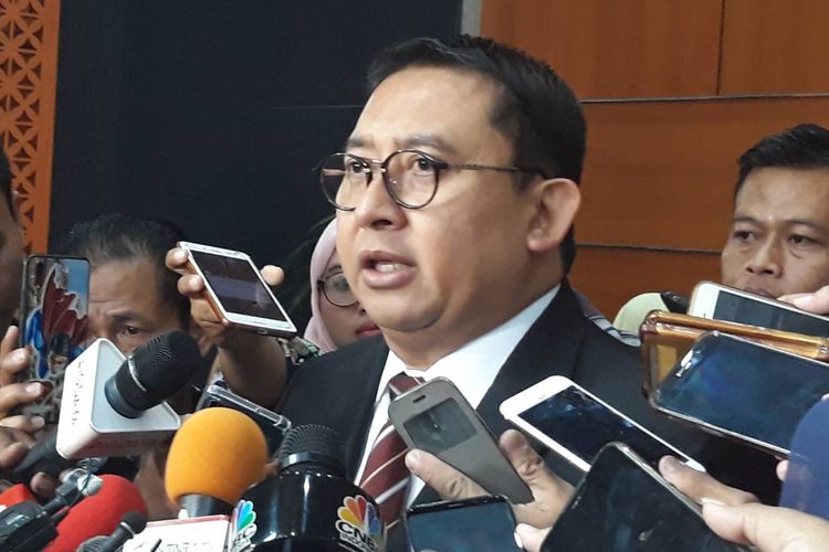 Fadli Zon di Kompleks Parlemen, Senayan, Jakarta Pusat.