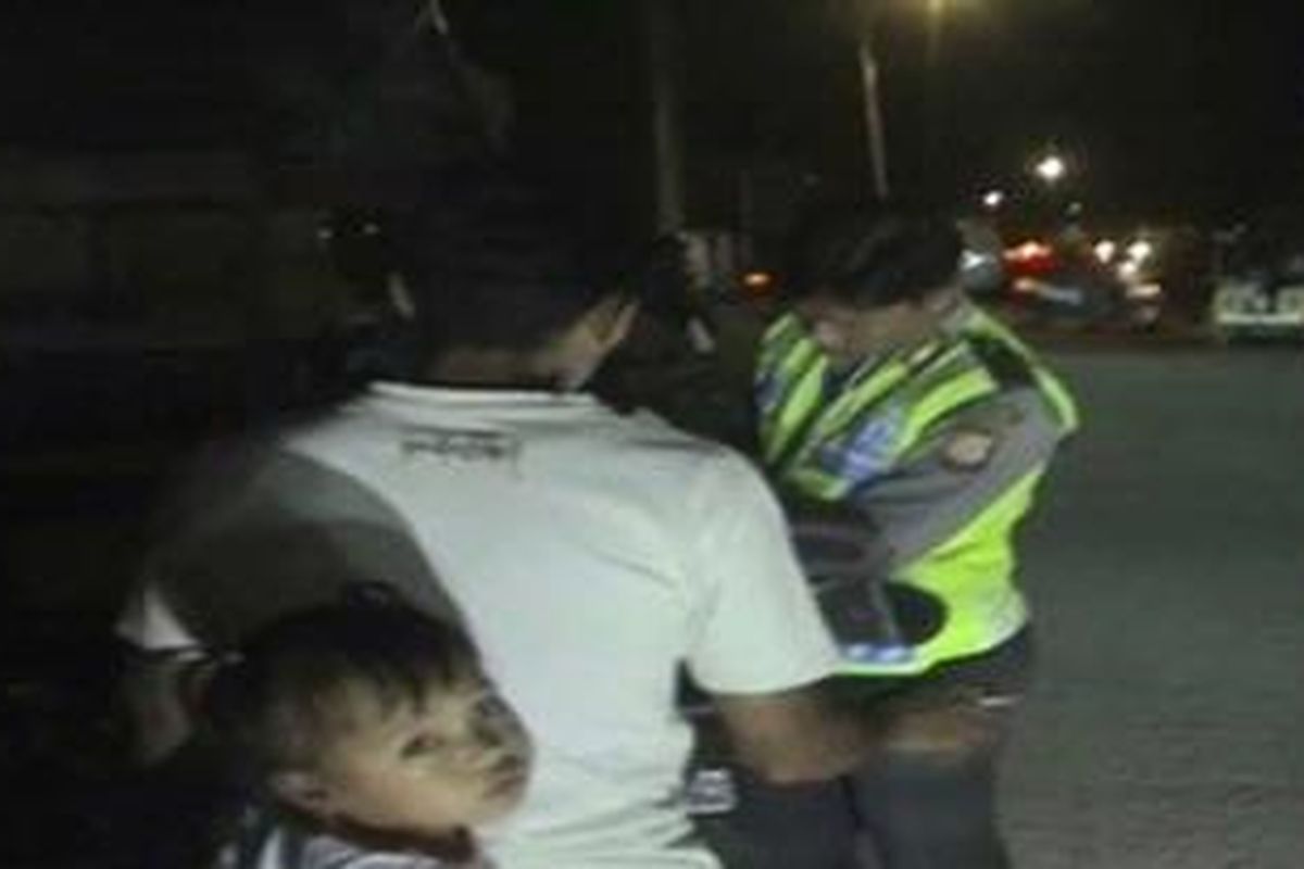 Ratusan motor termasuk milik anggota geng motor terjaring razia petugas lantas Polres majene, Sabtu dinihari tadi malam. 