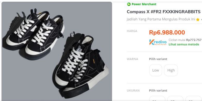 reseller sepatu compass