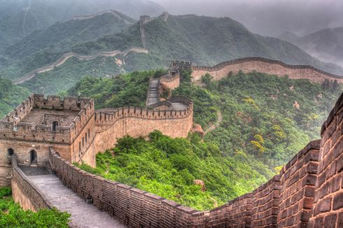 Gempa Magnitudo 6,9 Sebabkan Tembok Besar China Runtuh Sepanjang 2 Meter