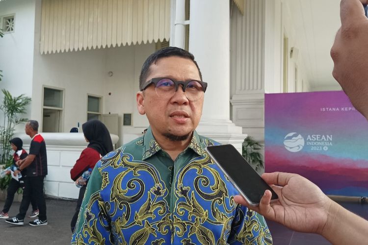 Wakil Ketua Umum Partai Golkar Ahmad Doli Kurnia di Kompleks Istana Kepresidenan, Jakarta, Senin (5/6/2023).