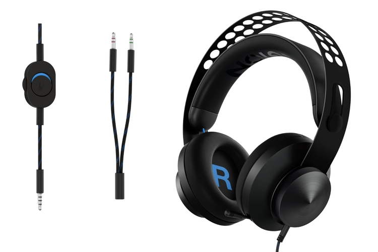 Legion H300, headset gaming dengan kualitas audio jernih dan nyaman digunakan lama.